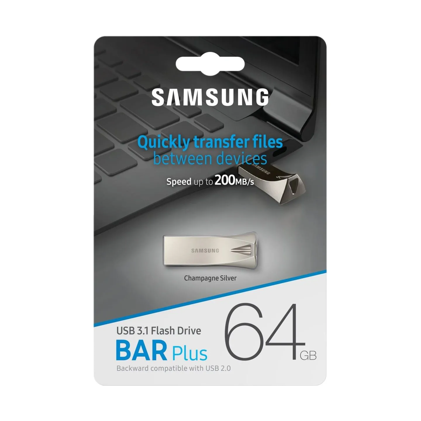 Samsung BAR PLUS 64GB Champagne Silver
