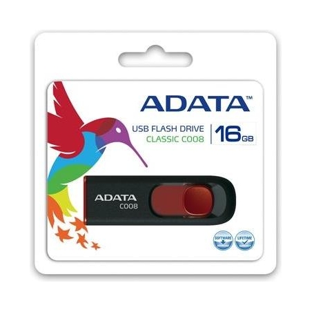 A-Data ADATA 16GB USB Stick C008 Slider USB 2.0