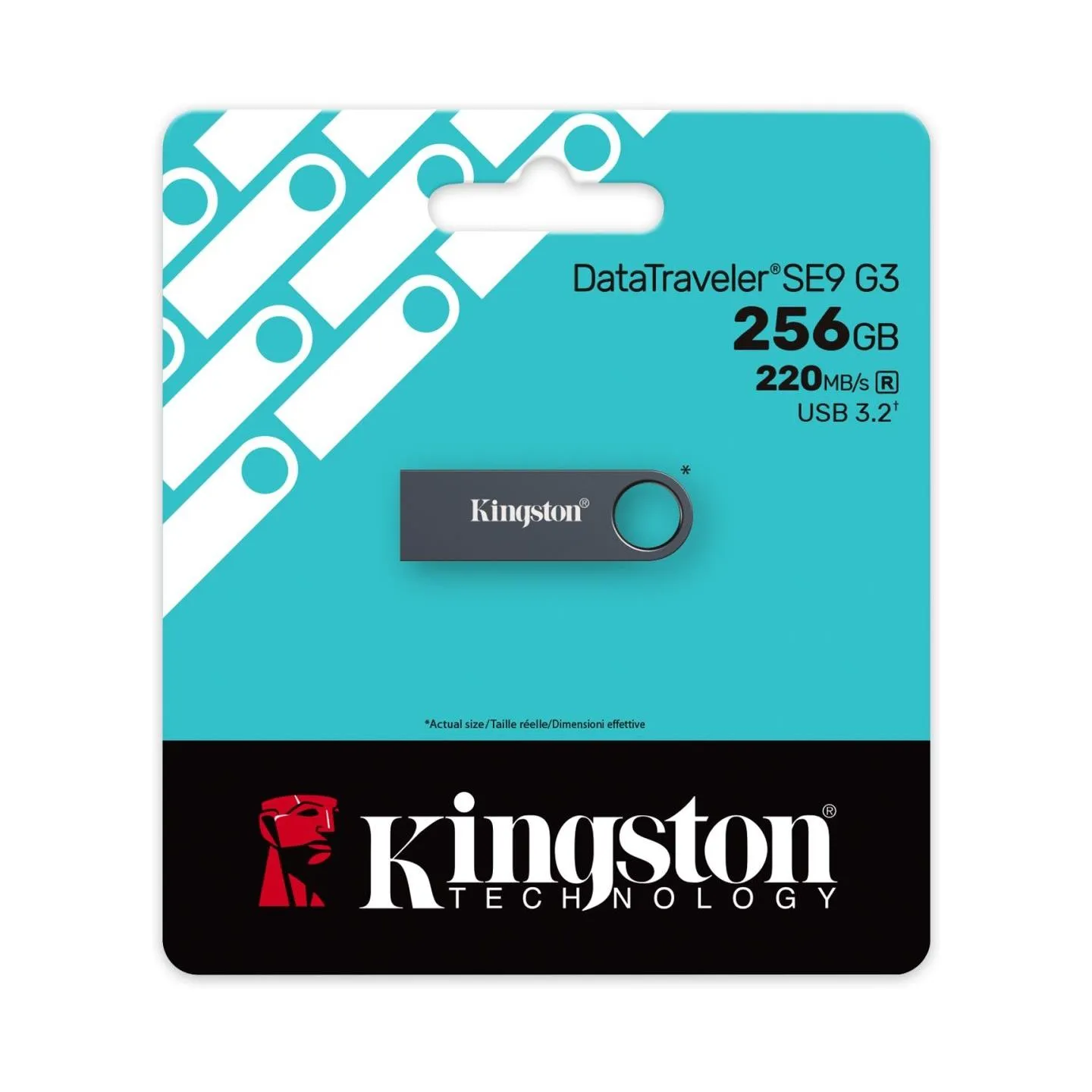 Kingston USB Flash Drive | DataTraveler SE9 G3 | 256 GB | USB Type-A | Grey