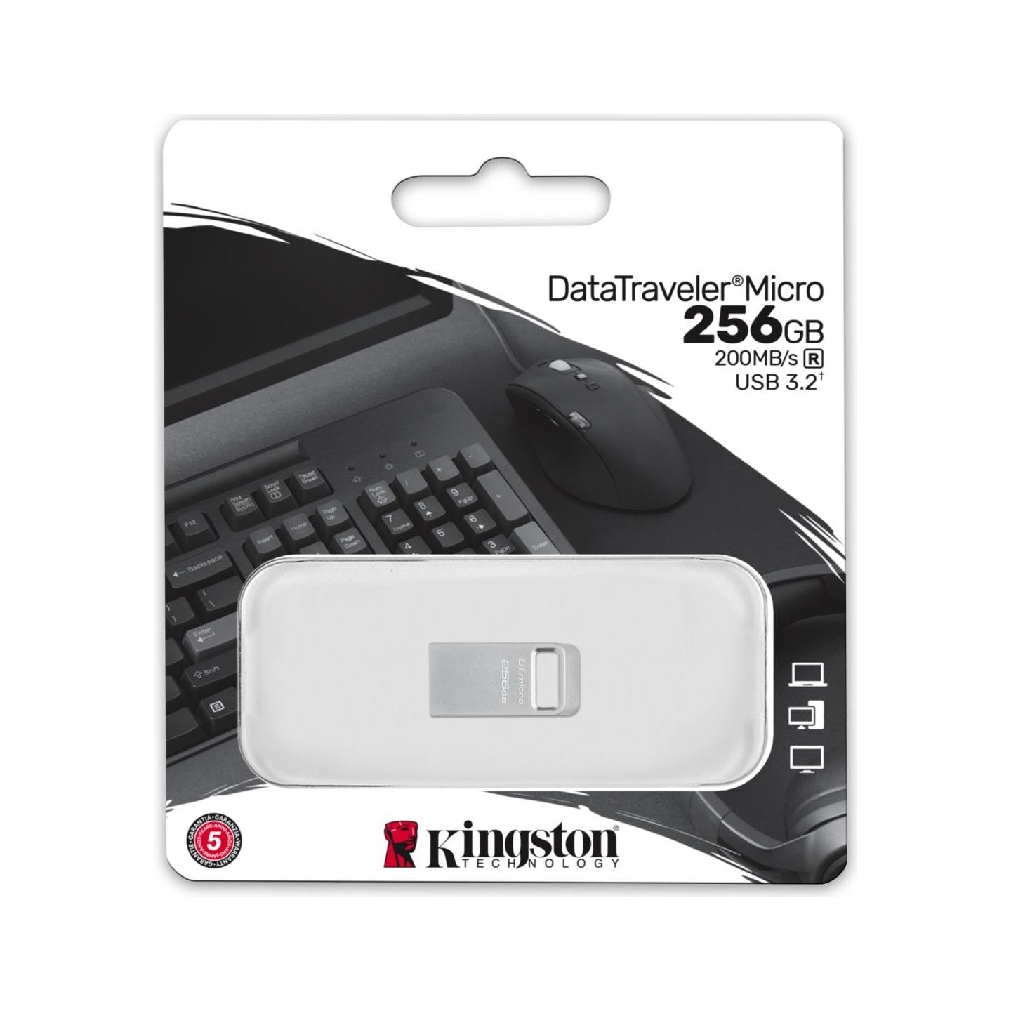 Kingston Pendrive Data Traveler Micro G2 256GB USB 3.2 Gen1