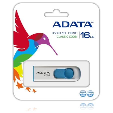 A-Data ADATA 16GB USB Stick C008 Slider USB 2.0