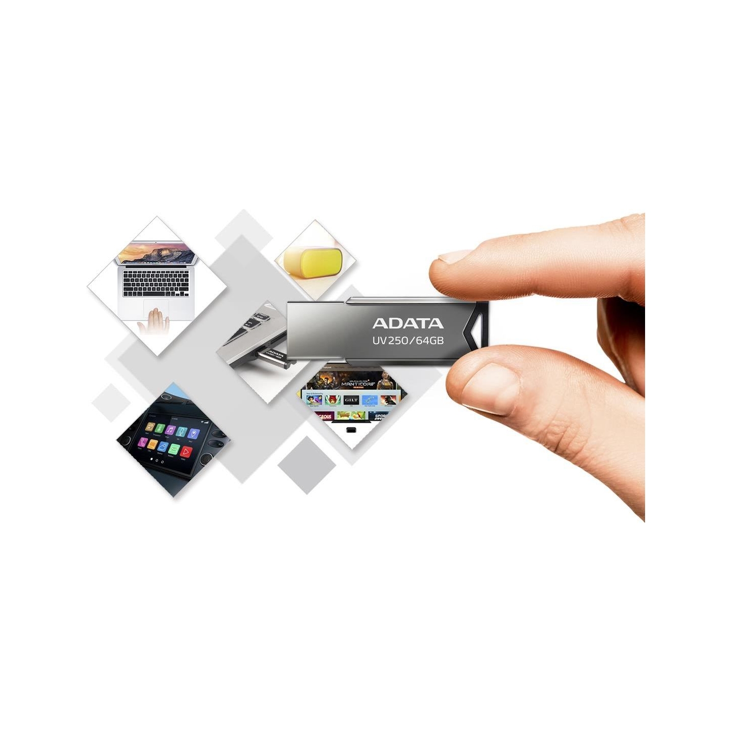 A-Data ADATA Flash Drive UV250 16GB USB 2.0