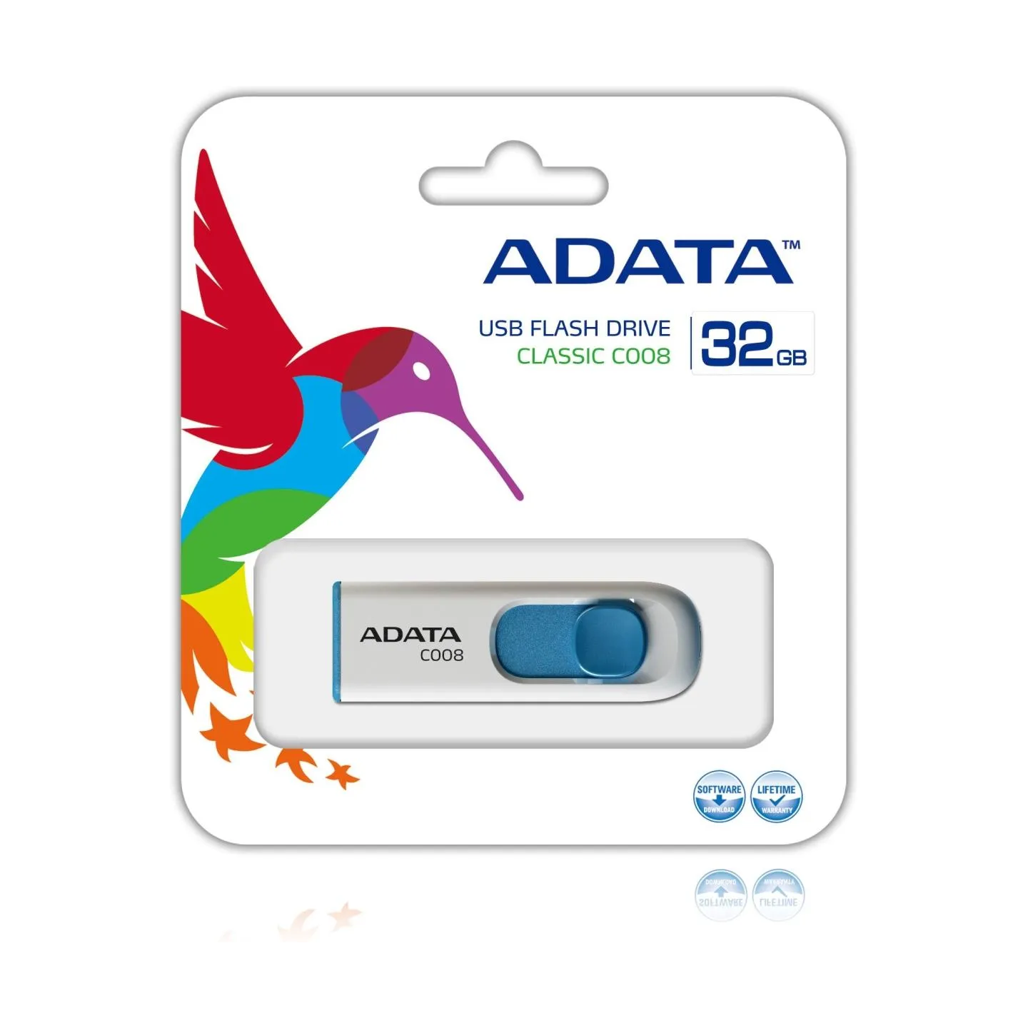 A-Data ADATA 32GB USB Stick C008 Slider USB 2.0
