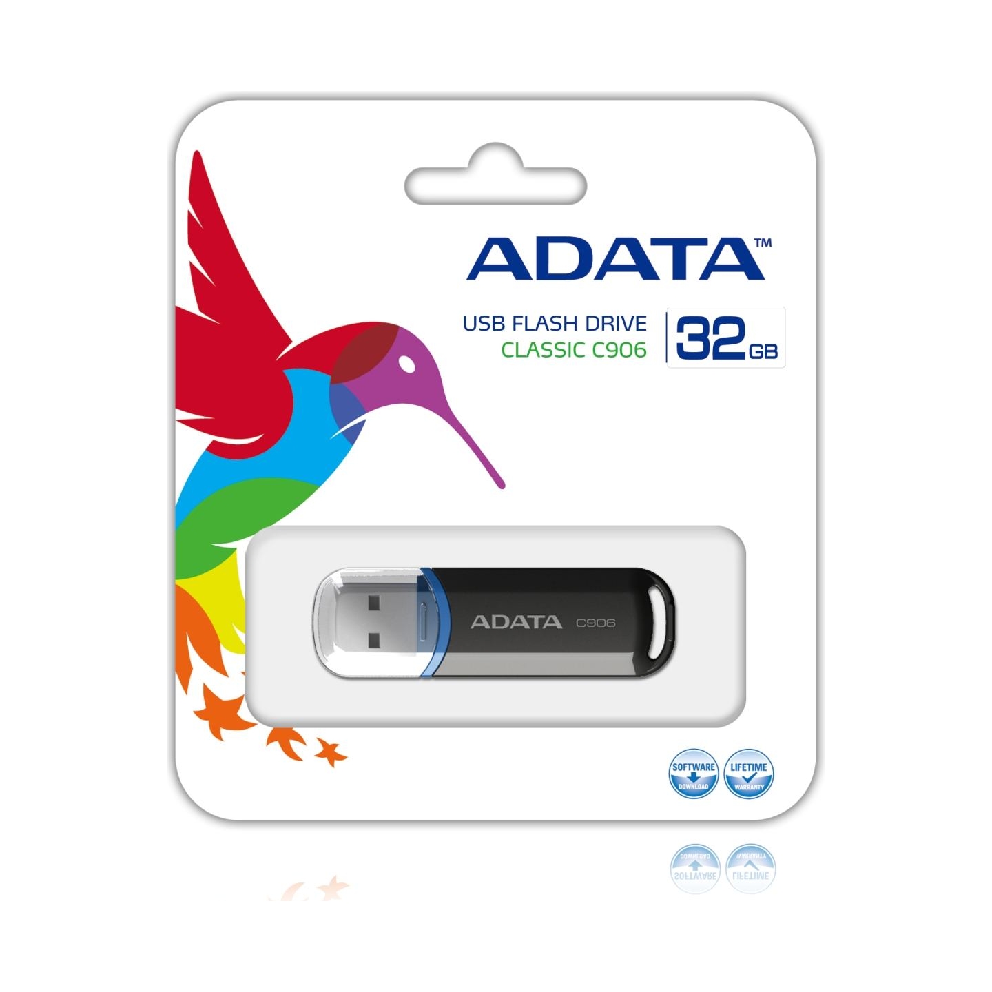 A-Data ADATA 32GB USB Stick Classic C906 Black