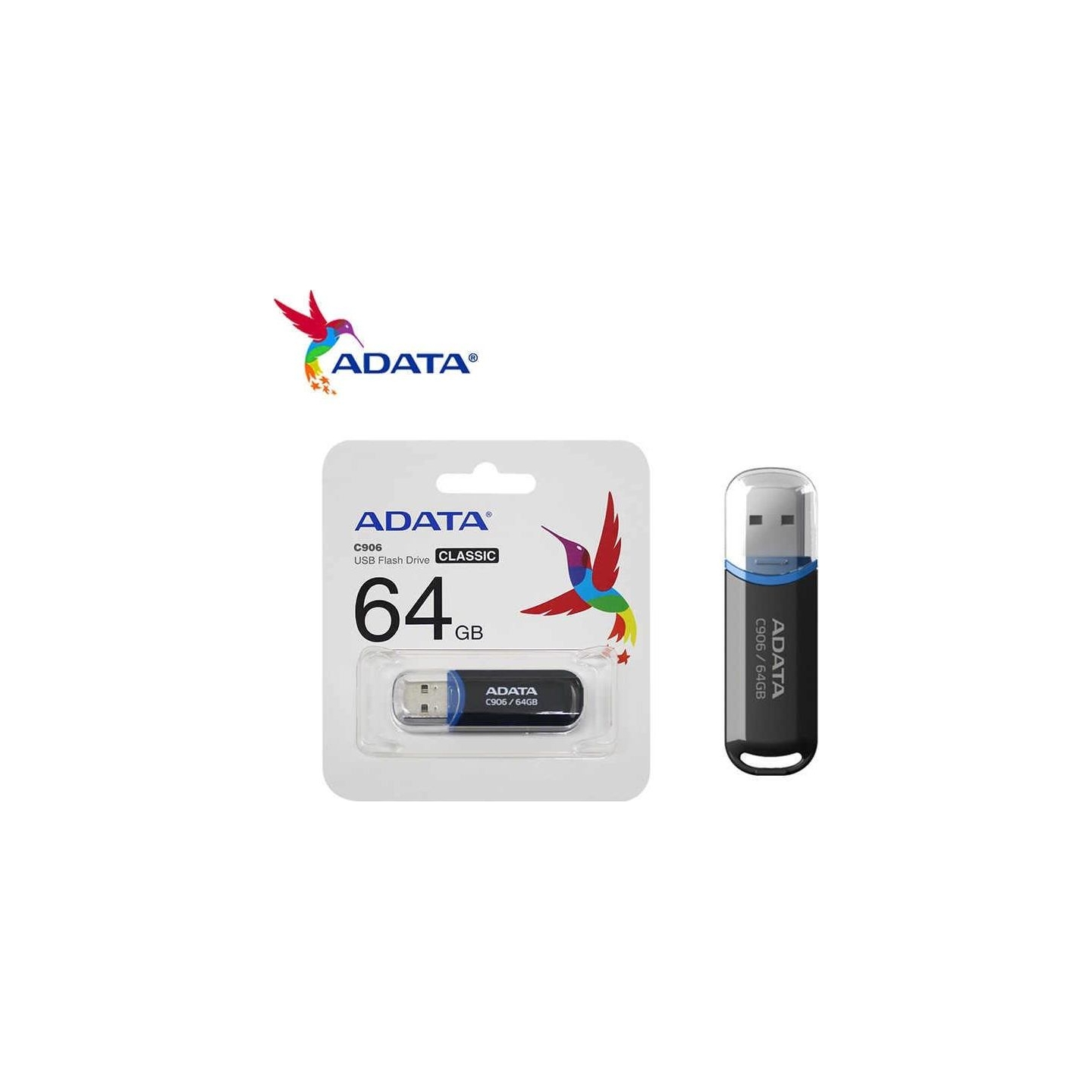 A-Data ADATA Flash Drive C906 64GB USB 2.0