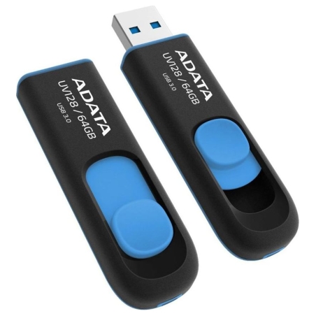 A-Data ADATA 64GB USB Stick UV128 USB3.0 Black