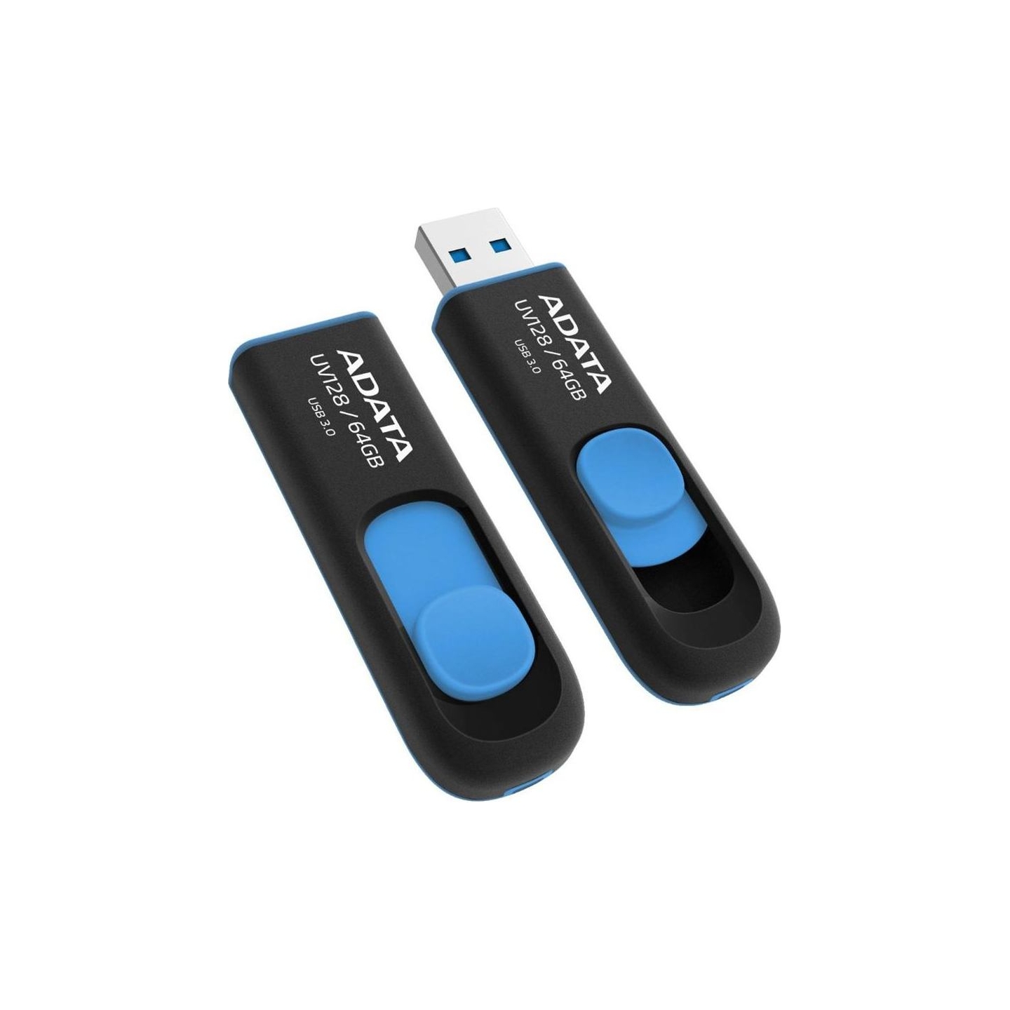 A-Data ADATA 64GB USB Stick UV128 USB3.0 Black