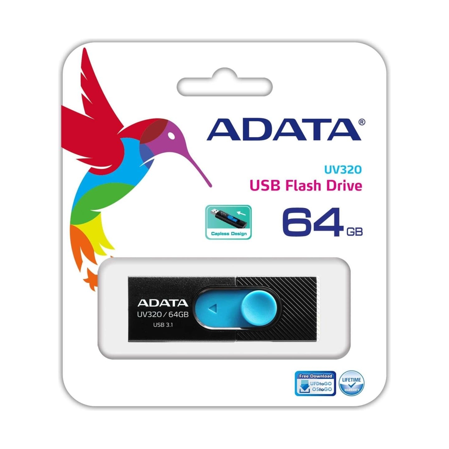 A-Data ADATA UV320 64GB USB3.1 Black
