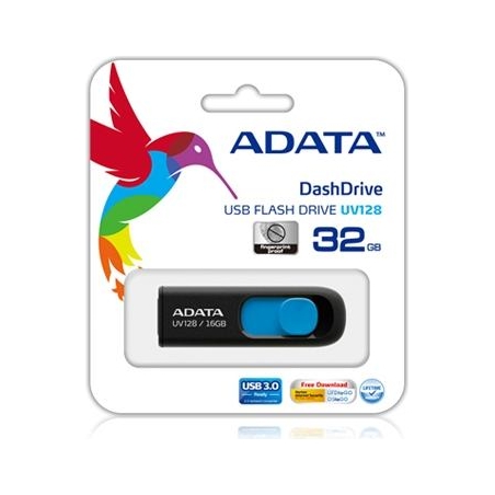 A-Data ADATA UV128 128GB USB3.0 Stick Black