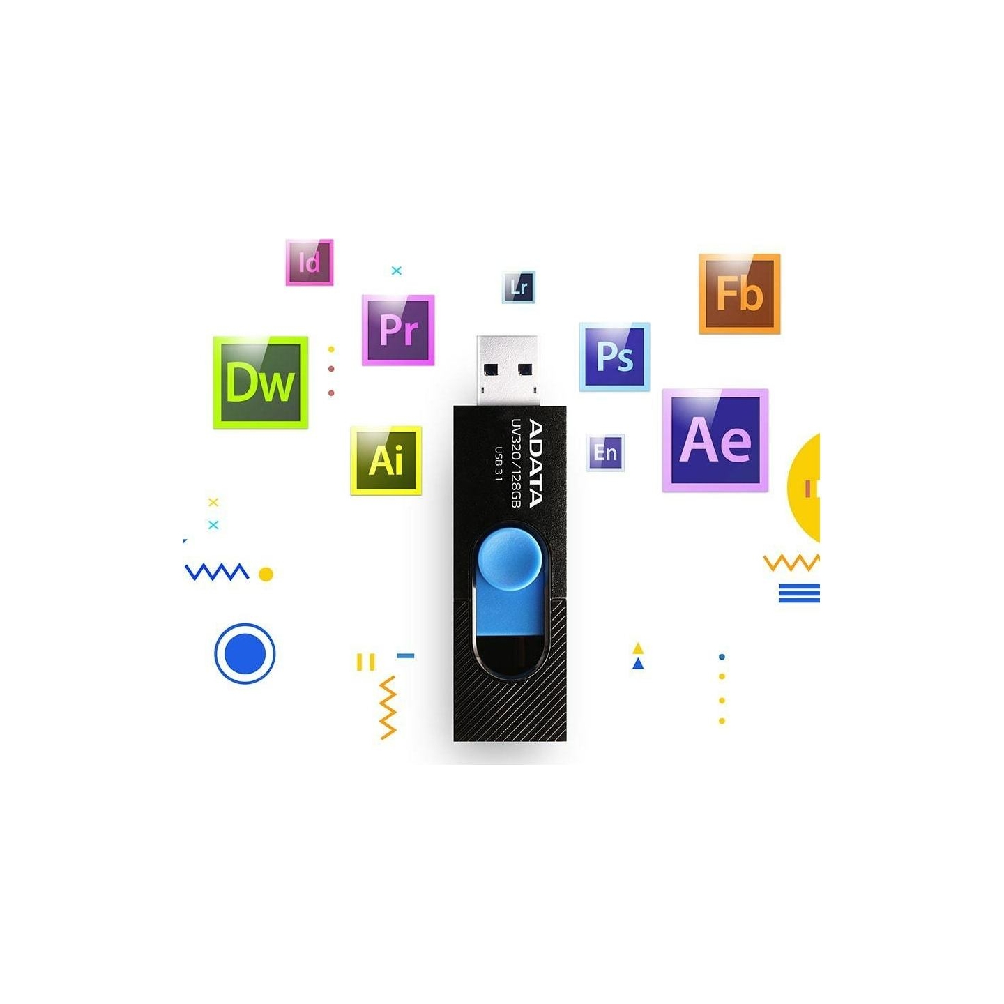 A-Data ADATA UV320 128GB USB3.1 Black