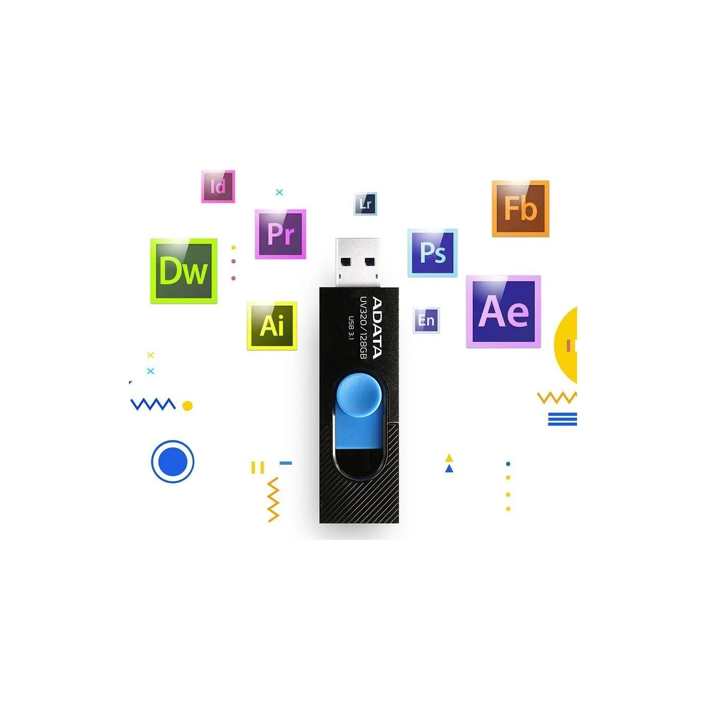 A-Data ADATA UV320 128GB USB3.1 Black