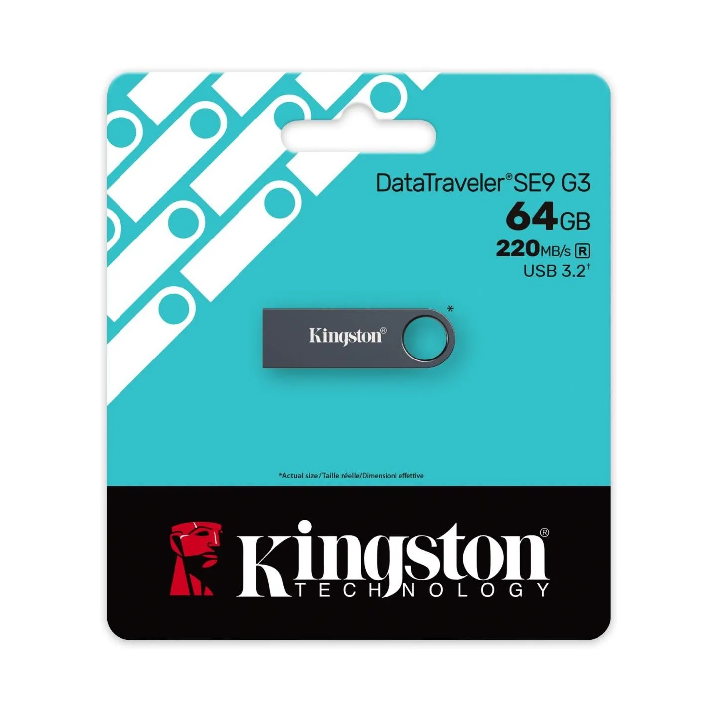 Kingston DataTraveler SE9 G3 | 64 GB | USB 3.2 | Dark nickel