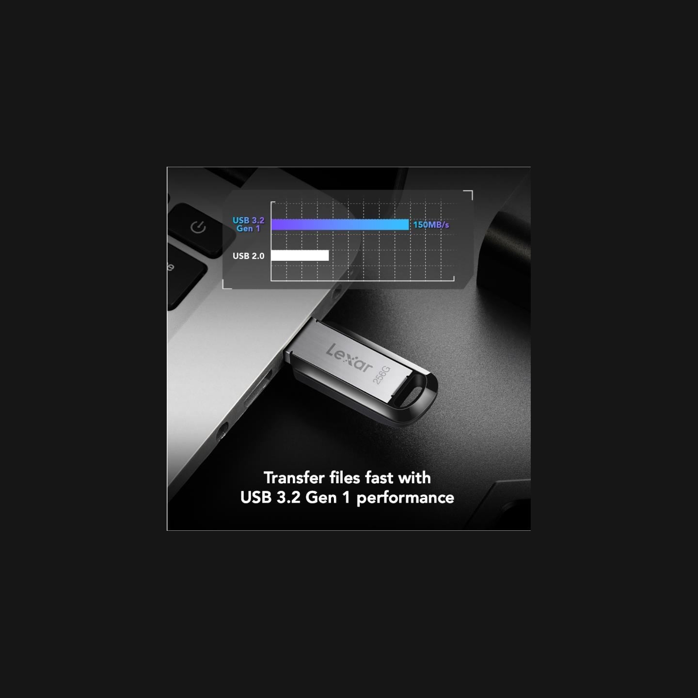 Lexar MEMORY DRIVE FLASH USB3 256GB/M400 LJDM400256G-BNBNG LEXAR