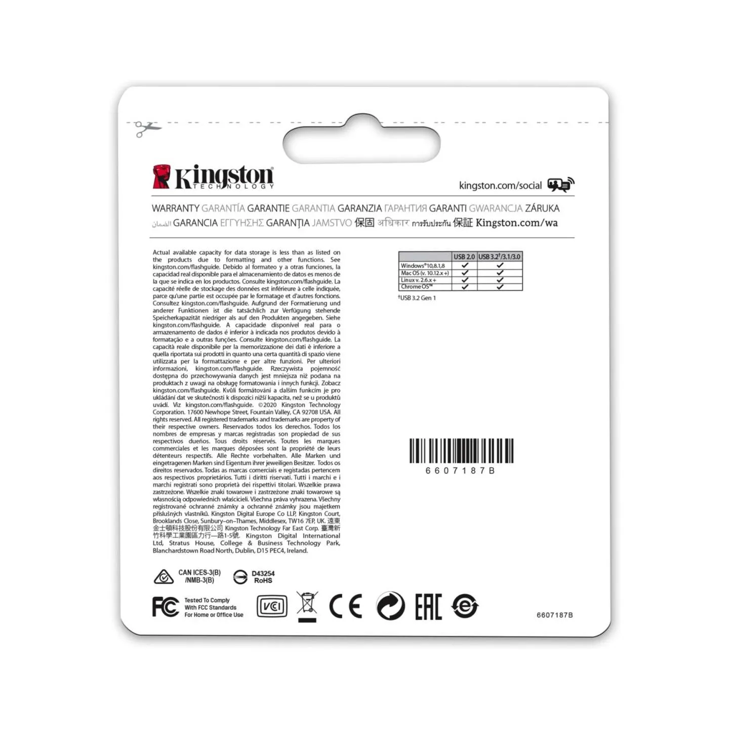 Kingston | USB 3.2 Flash Drive | DataTraveler micro | 64 GB | USB 3.2 | Silver