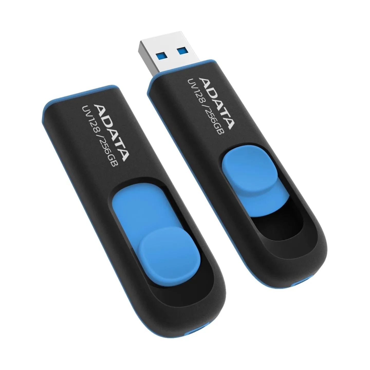 A-Data MEMORY DRIVE FLASH USB3 256GB/BLK/BLUE AUV128-256G-RBE ADATA