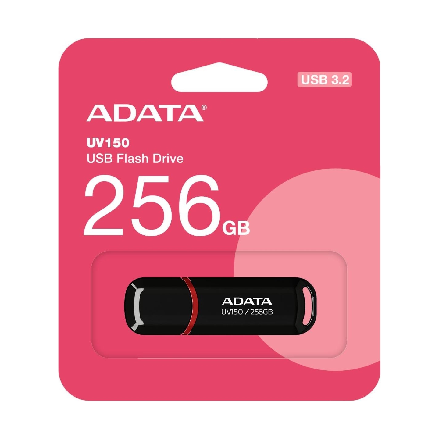 A-Data MEMORY DRIVE FLASH USB3 256GB/BLACK AUV150-256G-RBK ADATA