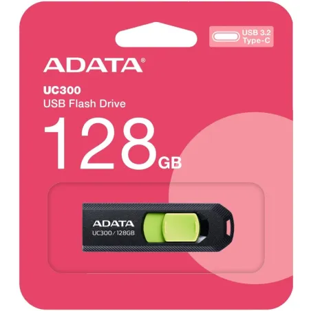 A-Data MEMORY DRIVE FLASH USB-C 128GB/ACHO-UC300-128G-RBK/GN ADATA