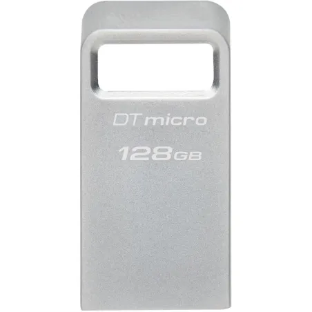 Kingston | USB 3.2 Flash Drive | DataTraveler micro | 128 GB | USB 3.2 | Silver