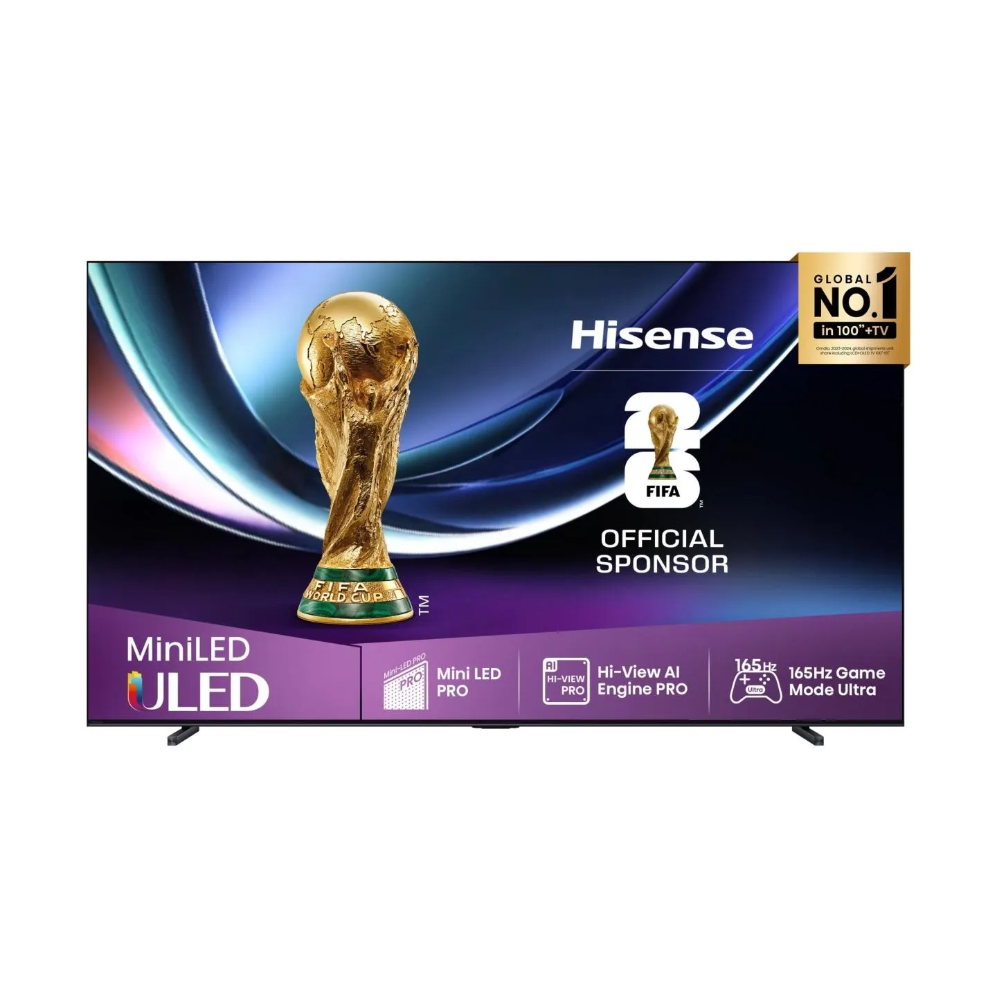 Hisense TV Set|HISENSE|100 "|4K Ultra HD|3840 x 2160 pixels|Flat|16:9|ULED|100U7QPRO