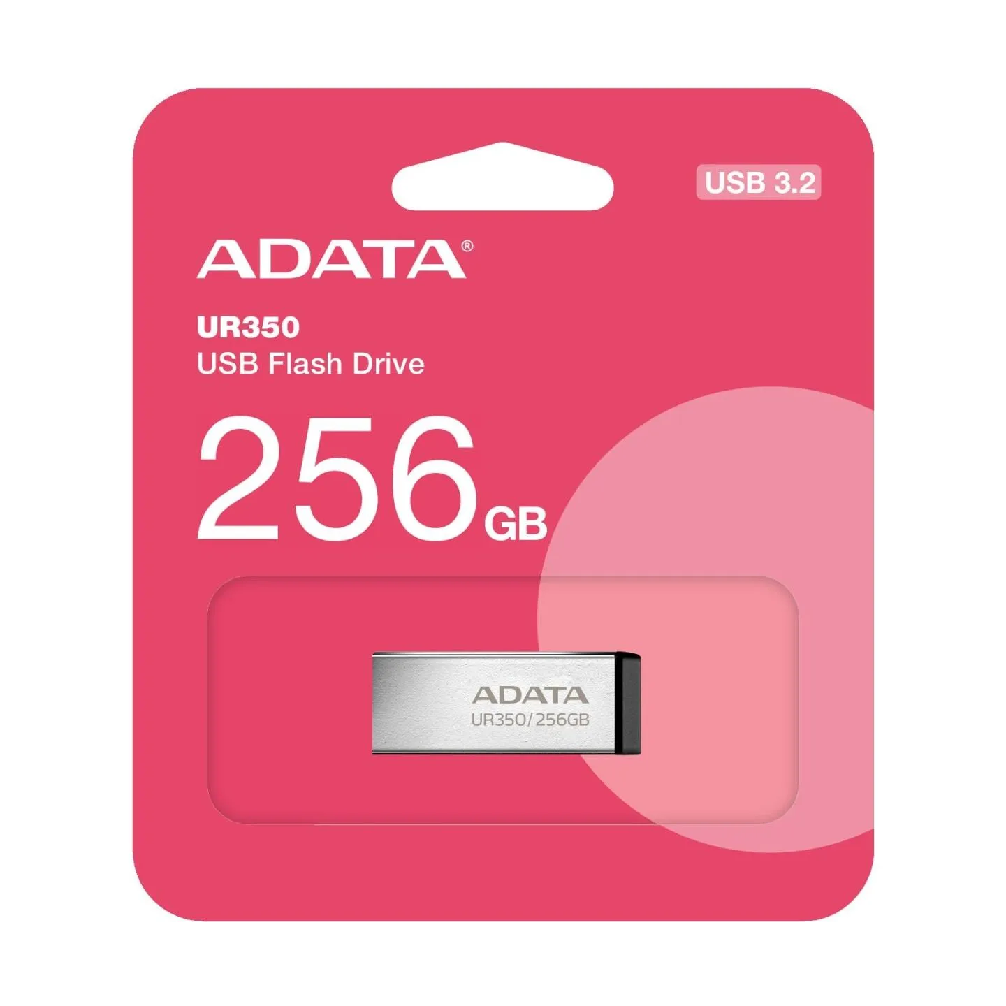 A-Data MEMORY DRIVE FLASH USB3.2 256G/UR350-256G-RSR/BK ADATA