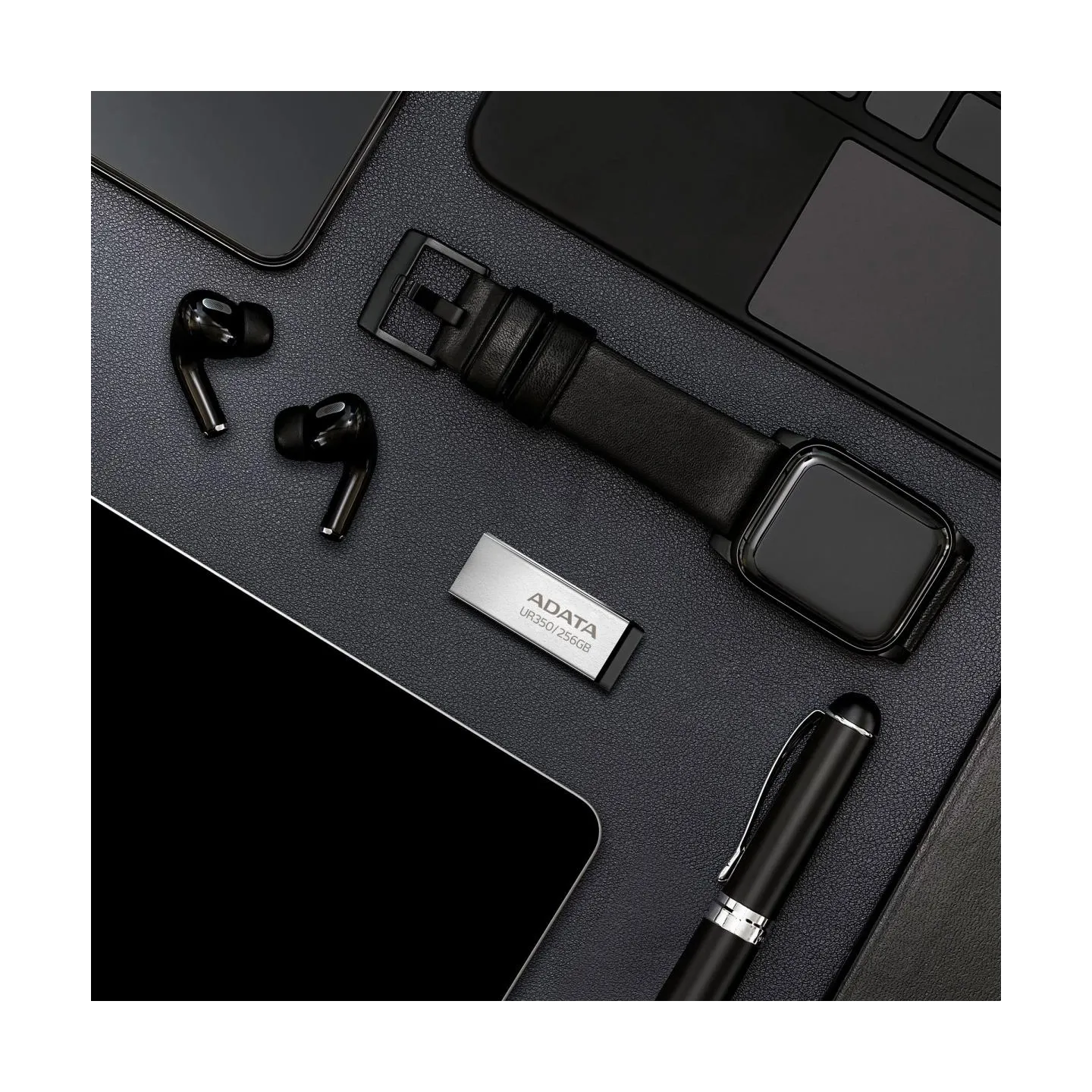 A-Data MEMORY DRIVE FLASH USB3.2 256G/UR350-256G-RSR/BK ADATA
