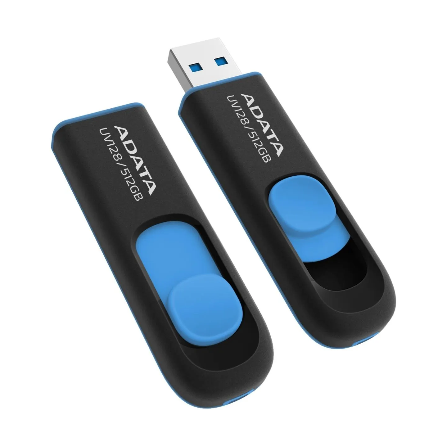 A-Data MEMORY DRIVE FLASH USB3 512GB/BLK/BLUE AUV128-512G-RBE ADATA