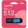 A-Data MEMORY DRIVE FLASH USB3 512GB/BLK/BLUE AUV128-512G-RBE ADATA