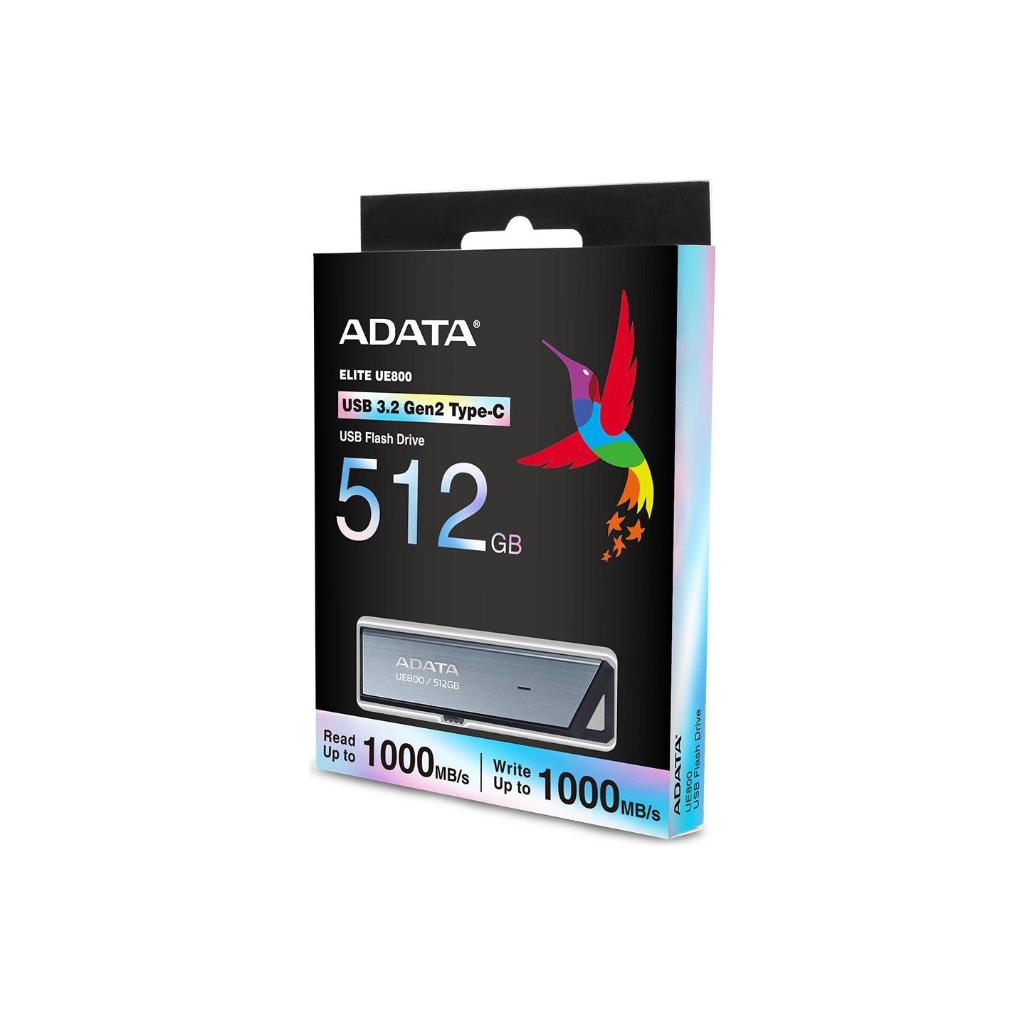 A-Data MEMORY DRIVE FLASH USB-C 512GB/SILV AELI-UE800-512G-CSG ADATA