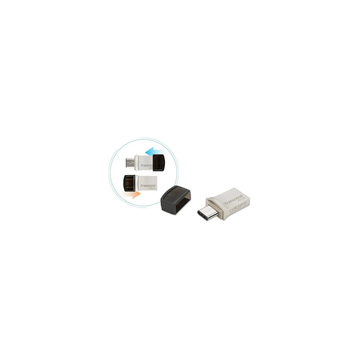 Transcend MEMORY DRIVE FLASH USB3.1/256GB TS256GJF890S TRANSCEND