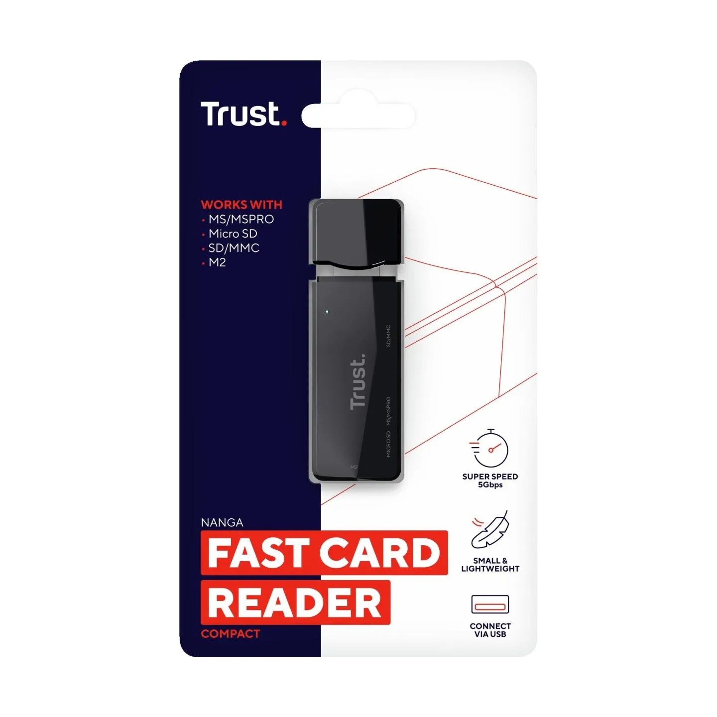 Trust MEMORY READER FLASH USB3.1/NANGA 21935 TRUST