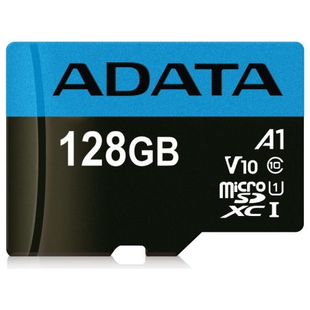 A-Data ADATA 128GB Micro SDXC V10 85MB/s + ad.