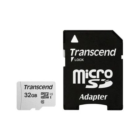 Transcend MEMORY MICRO SDHC 32GB W/ADAPT/C10 TS32GUSD300S-A TRANSCEND
