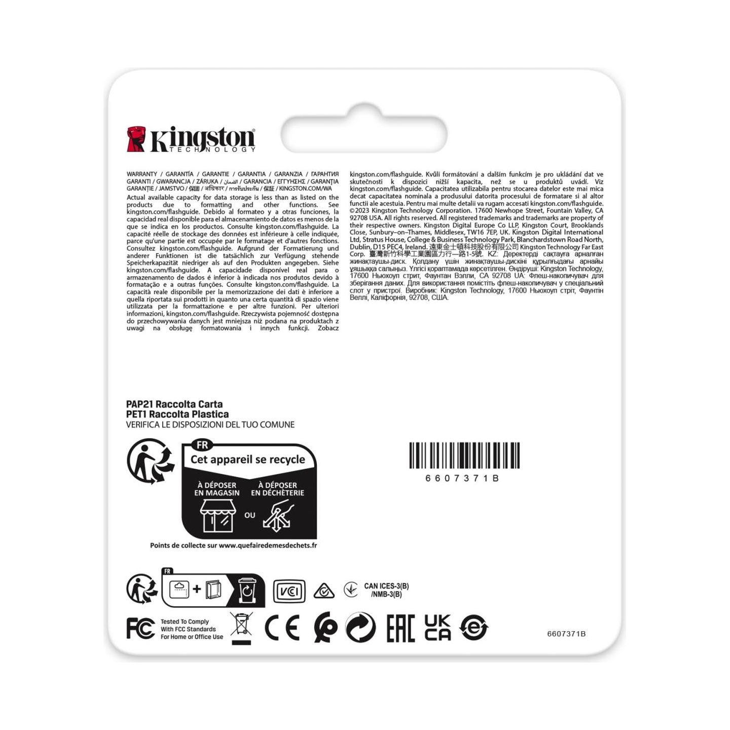 Kingston 8GB SDHC Industrial C10 UHS-I
