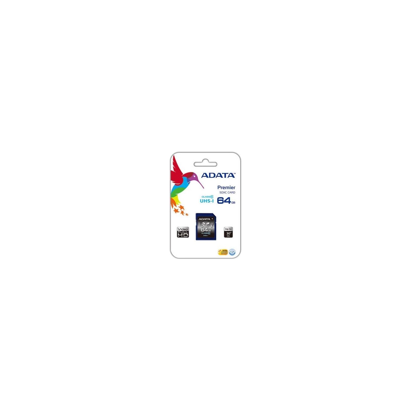 A-Data ADATA | Premier | 64 GB | SDHC | Flash memory class 10 | No