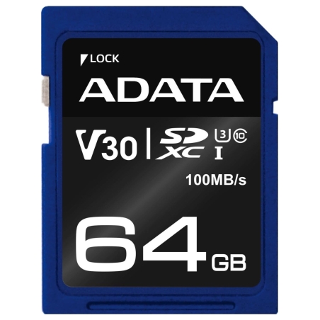 A-Data ADATA | Premier Pro | UHS-I | 64 GB | SDXC | Flash memory class 10