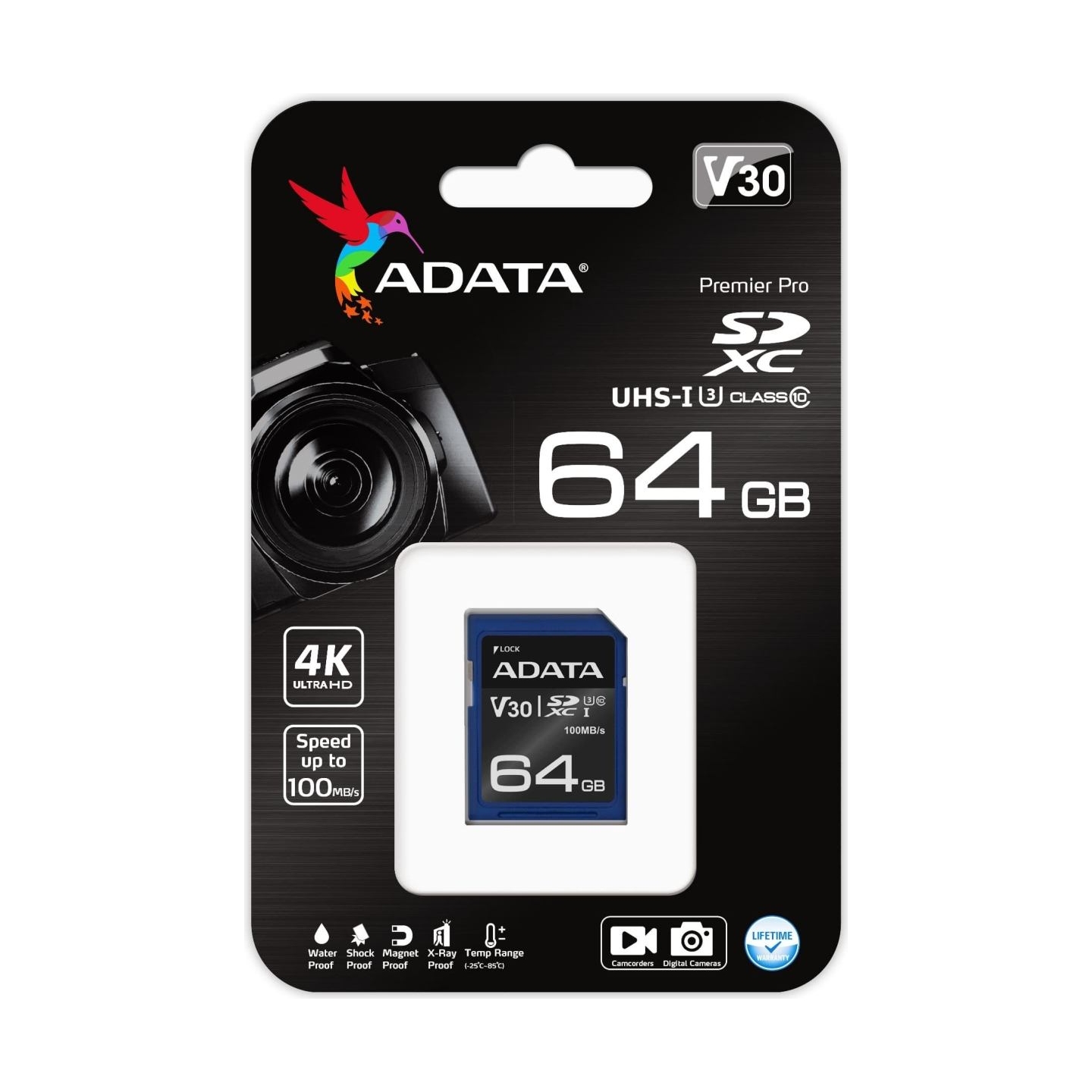 A-Data ADATA | Premier Pro | UHS-I | 64 GB | SDXC | Flash memory class 10