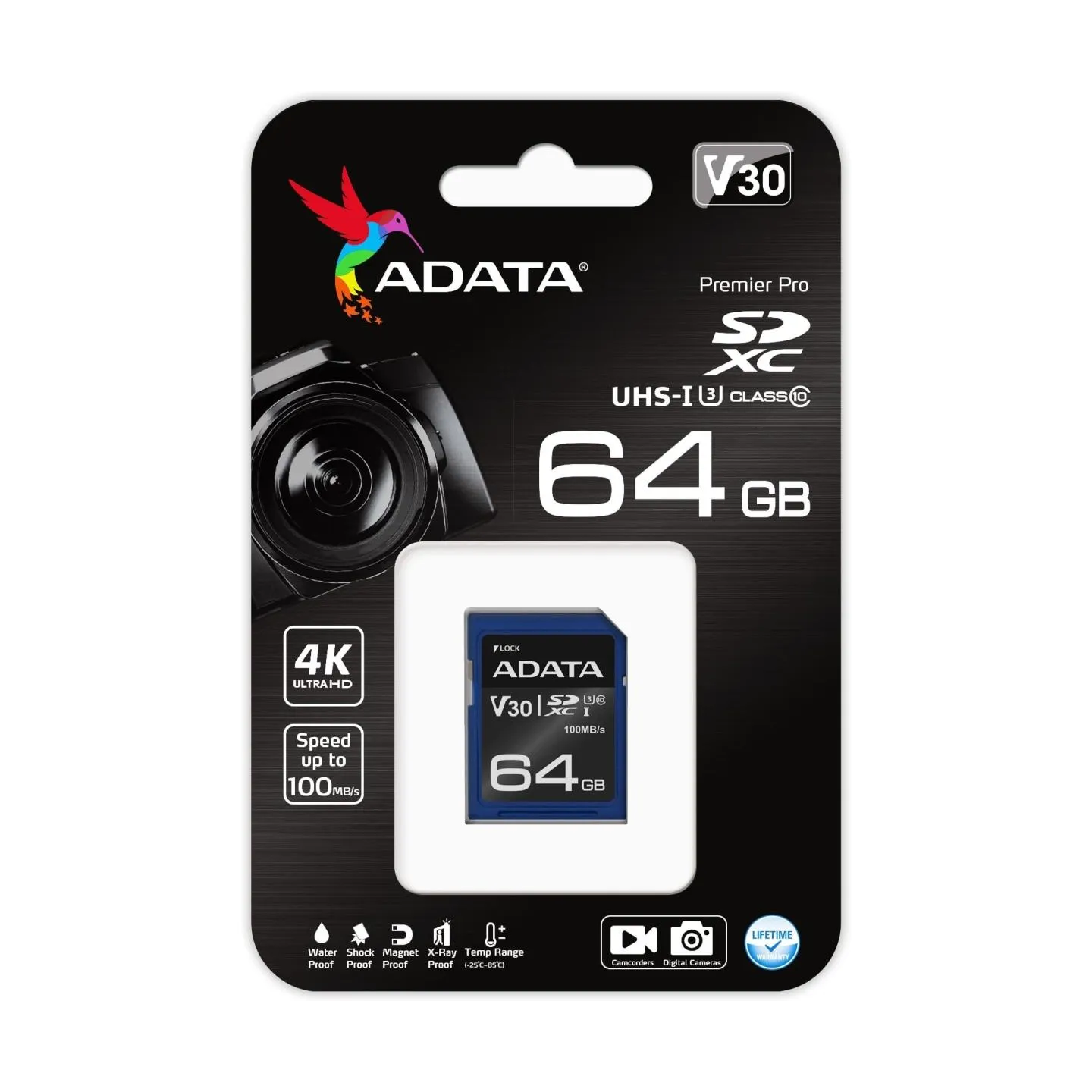 A-Data ADATA | Premier Pro | UHS-I | 64 GB | SDXC | Flash memory class 10