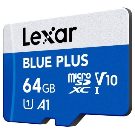 Lexar MEMORY MICRO SDXC 64GB UHS-I/W/A LMSBLPL064G-BNANG LEXAR