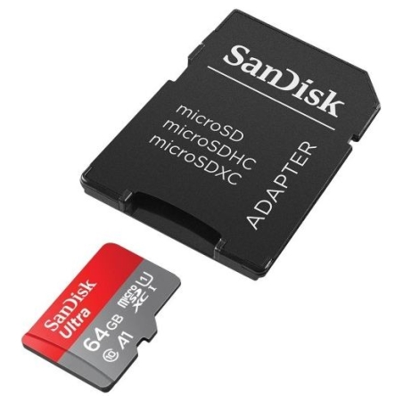 Sandisk MEMORY MICRO SDXC 64GB UHS-I/W/A SDSQUAB-064G-GN6MA SANDISK