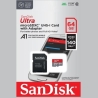 Sandisk MEMORY MICRO SDXC 64GB UHS-I/W/A SDSQUAB-064G-GN6MA SANDISK