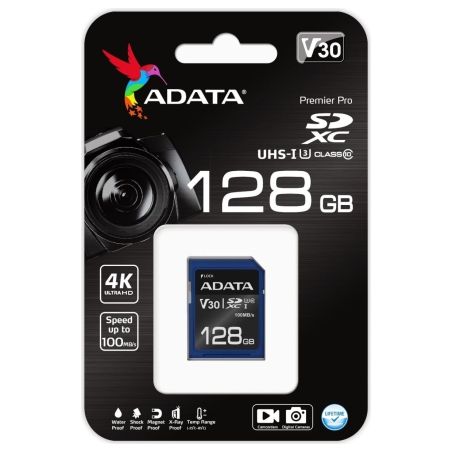 A-Data ADATA | Premier Pro | UHS-I | 128 GB | SDXC | Flash memory class 10