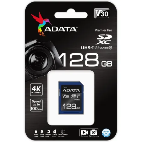 A-Data ADATA | Premier Pro | UHS-I | 128 GB | SDXC | Flash memory class 10