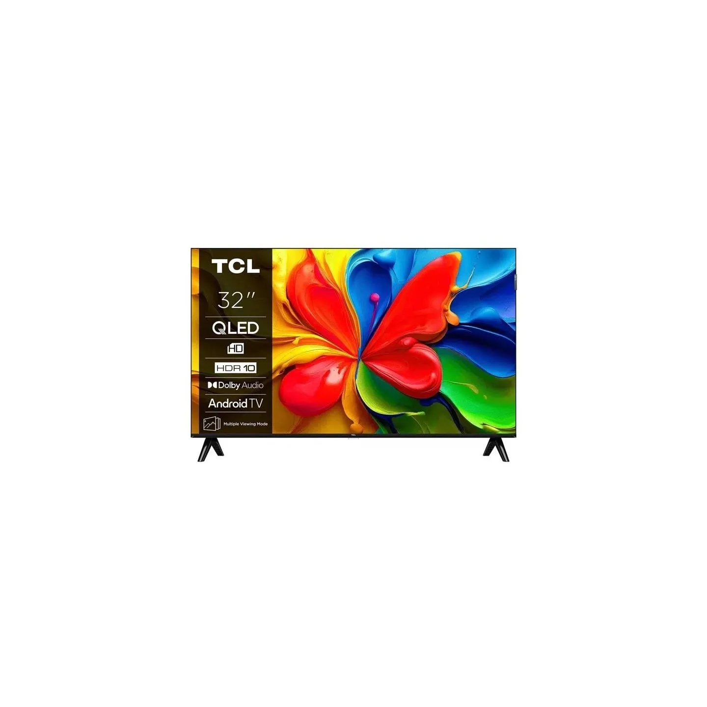 TCL TV Set|TCL|32 "|HD|1366 x 768 pixels|Flat|16:9|QLED|32V4C