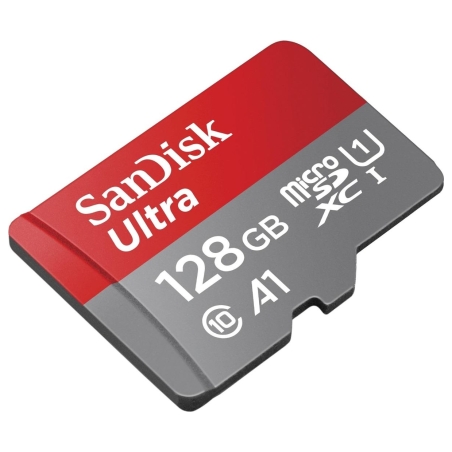 Sandisk Ultra microSDXC 128GB + SD Adapter 140MB/s A1 Class 10 UHS-I - Imaging Packaging