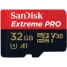 Sandisk Extreme PRO microSDHC 32GB + SD Adapter + RescuePRO Deluxe 100MB/s A1 C10 V30 UHS-I U3