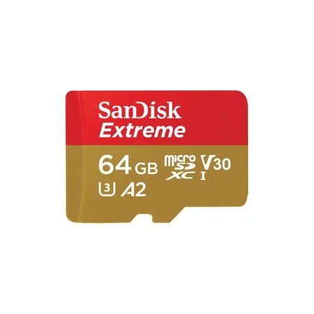 Sandisk Extreme microSDXC 64GB for Action Cams and Drones + SD Adapter + 1 year RescuePRO Deluxe up to 170MB/s & 80MB/s Read/Wri