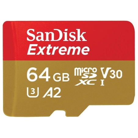 Sandisk MEMORY MICRO SDXC 64GB UHS-I/W/A SDSQXAH-064G-GN6AA SANDISK