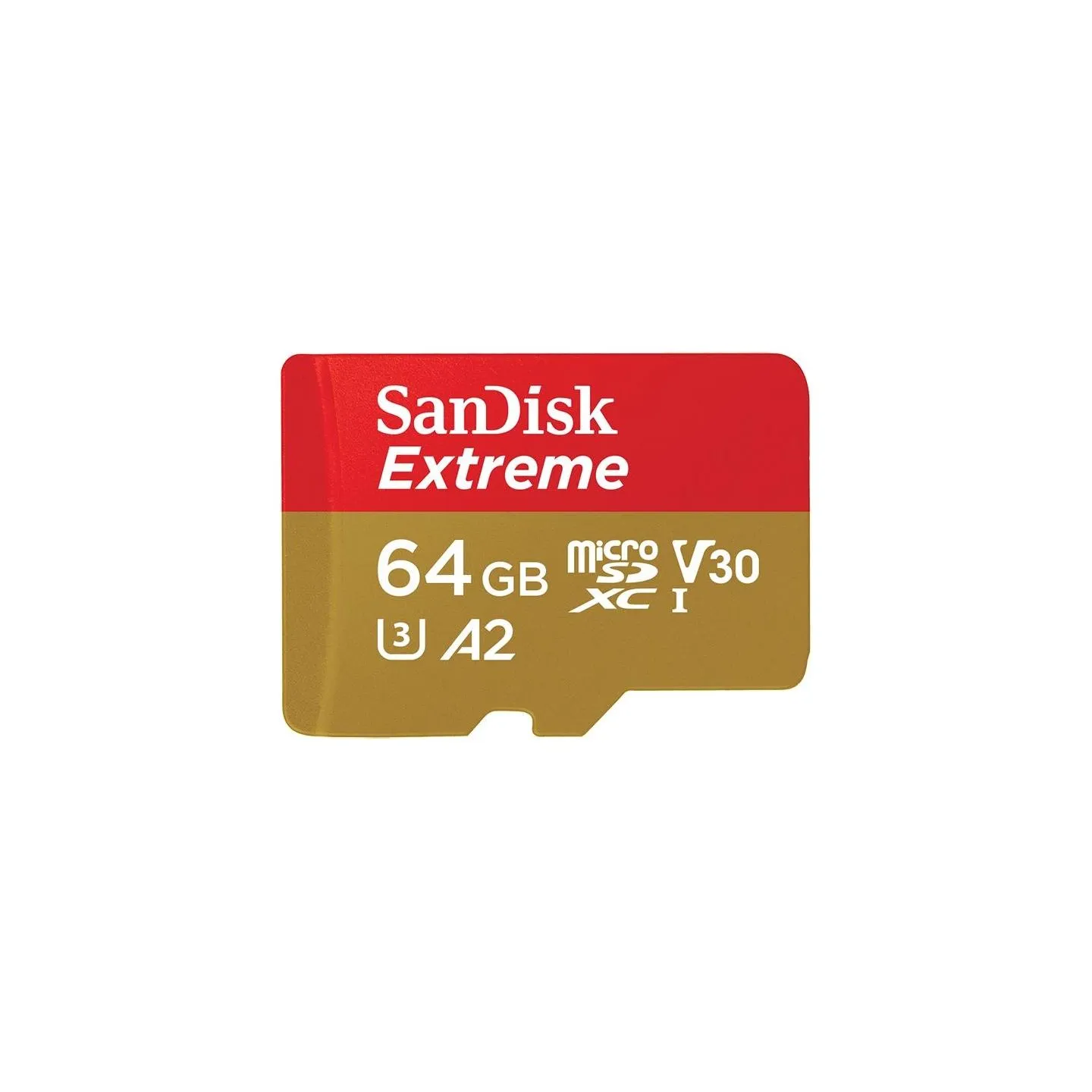 Sandisk Extreme microSDXC 64GB for Action Cams and Drones + SD Adapter + 1 year RescuePRO Deluxe up to 170MB/s & 80MB/s Read/Wri