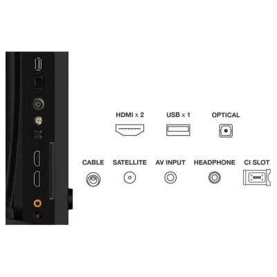 TCL TV Set|TCL|32 "|HD|1366 x 768 pixels|Flat|16:9|QLED|32V4C