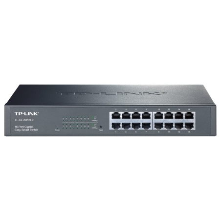 Tp-Link | Switch | TL-SG1016DE | Web Managed | Rackmountable | Gigabit Ethernet (copper) ports quantity 16 | 36 month(s)